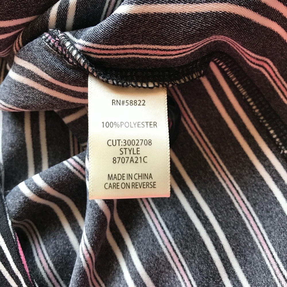 Max Studio Womens Striped Soft Notch Lapel Blazer - Picture 9 of 10